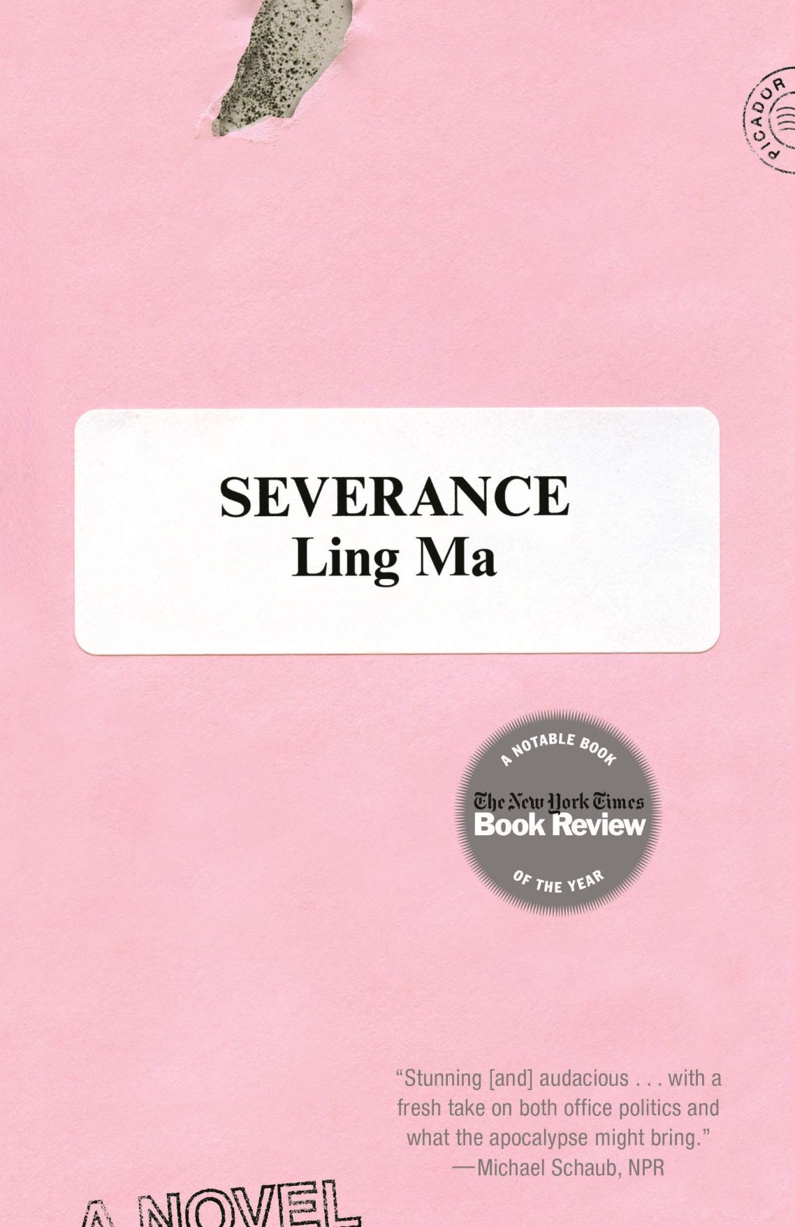 Book cover for Severance by Ling Ma